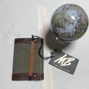 Mens Upcycled Military Trifold Wallet
